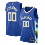 Maillot NBA Milwaukee Bucks Personnalisable Nike 2022-23 City Edition Swingman - Homme